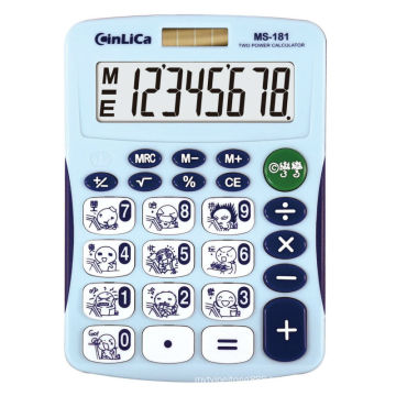 8 digit cartoon shaped calculators